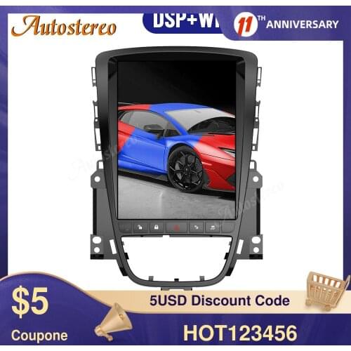 For OPEL Astra J 2010 + Android 9.0 Tesla Style Car GPS Navigation Head Unit No DVD Tape Recorder Multimedia Player Auto Stereo