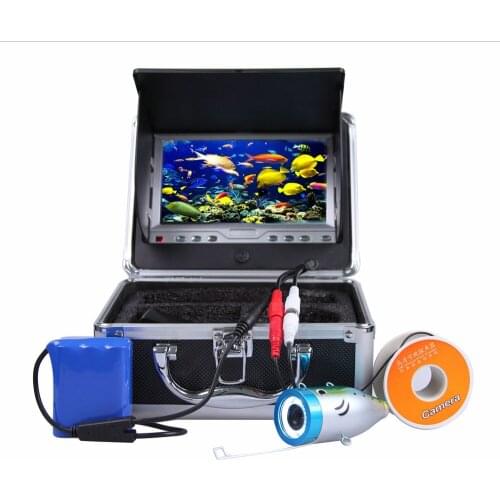 New 7" color screen Fish finder Underwater surveillance Fishing Camera Support DVR 15M and 30M cable infrared lamp freeshipping