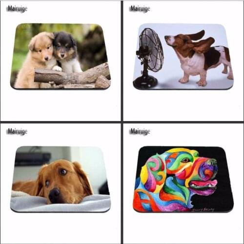 Mairuige 250x290x2mm Customized Mouse Pad Terrier Funny Cute Dog Computer Notebook Rectangle Rubber Mouse Mat Pad As A Gift