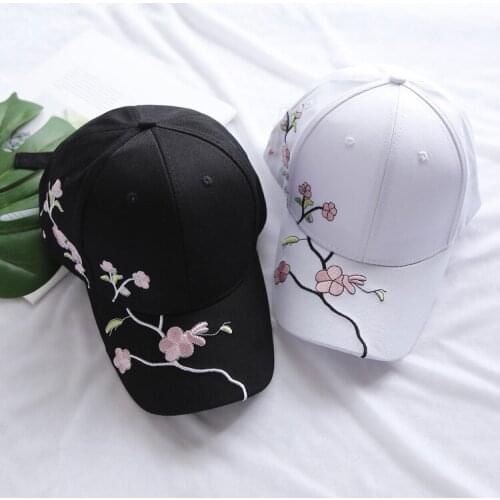 LINJW Flower Embroidery Summer Baseball Cap for Men Women Hip Hop Snapback Caps Street Style Baseball Hat Outdoor Dad Hats