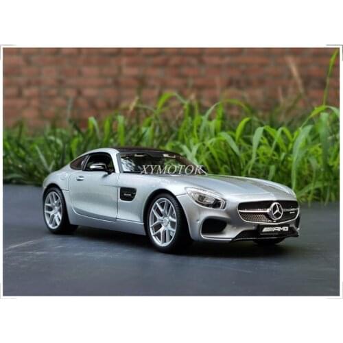Maisto 1:18 For Benz AMG GT Metal Diecast Model Car Kids Boys Grils Toys Gifts Display Ornaments Collection Silver