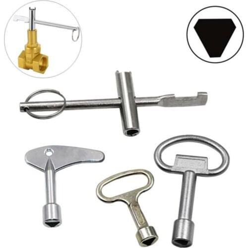 Multifunction Universal Triangle Wrench Key Metro Trains Key Lock Triangle For Electric Meter Radiators Electric Cabinet Keys