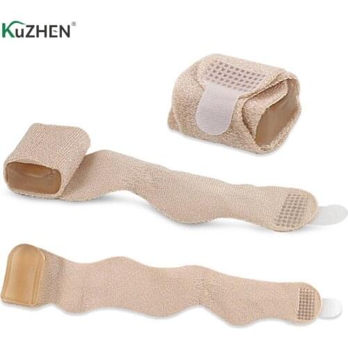 Soft Toe Straighteners Separator Gel Toe Separators Bunion Corrector For Fabric Toe Spacers With Gel Lining For Hallux Valgus