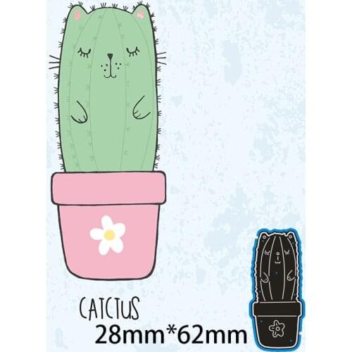 28*62 mm CACTUS SPRITE New Metal Cutting Dies for decor card DIY Scrapbooking stencil Paper Album template Dies