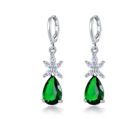 2021 NEW SALE European Fashion Jewelry Original Crystal from Swarovskis popular zircon earrings new fashion drop shape EARRINGS