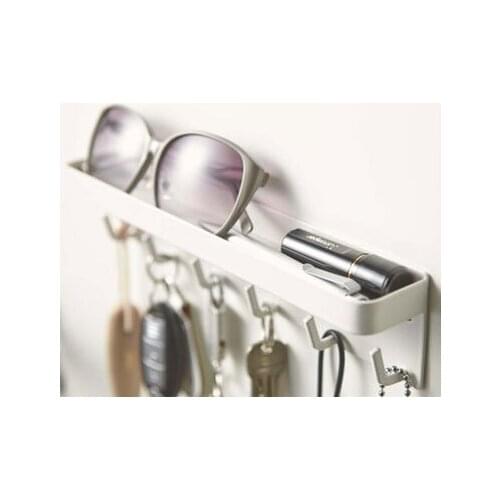 No punching rack: wall mounted rack with magnet for back hook of household door