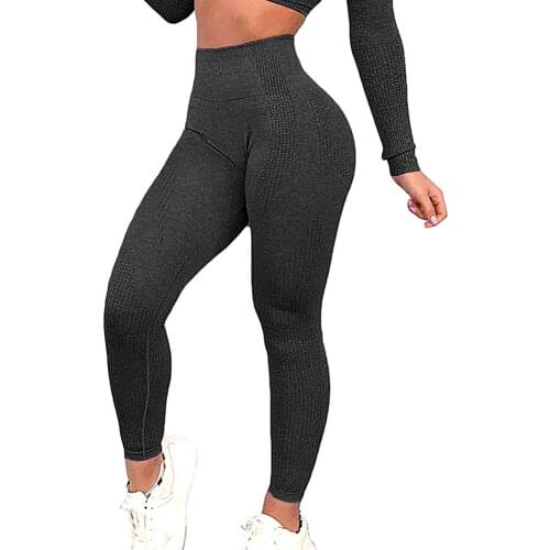 JGS1996 Women Seamless Yoga Pants Sports Running Gym Fitness Leggings Workout Stretchy Athletic Gym Compression Tights Pants