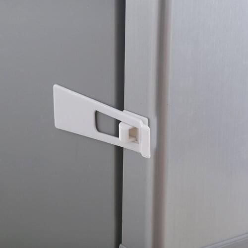 1pc Safety Lock Refrigerator Cabinets Lock for Baby Security Anti-pinch Safe Protection From Children Baby Care Proofing Product