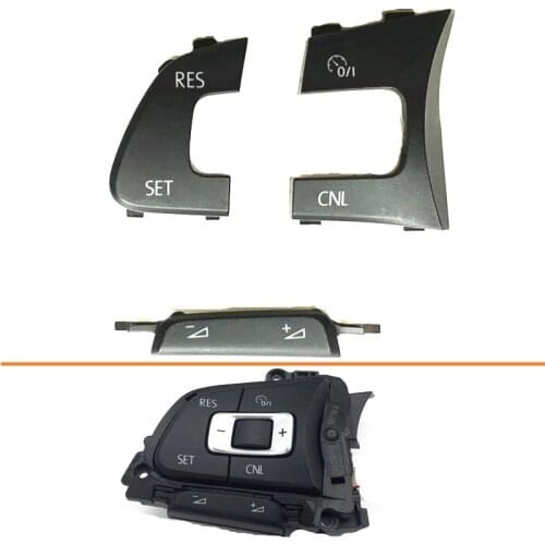 Car interior accessories multifunctional steering wheel ACC control button switch volume Key replacement Cover For VW Golf 7 MK7