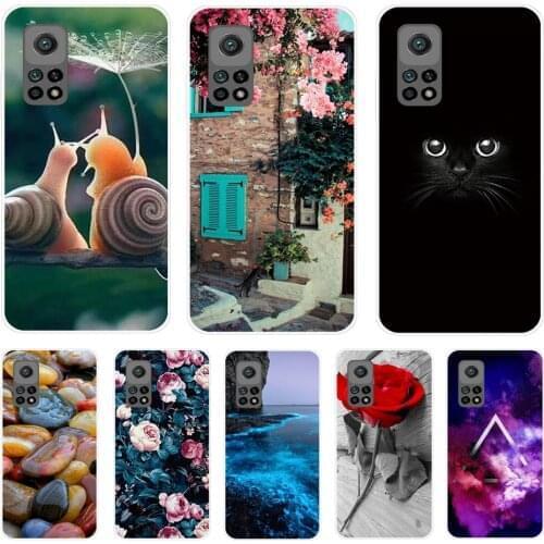 For Xiaomi Mi 10T Pro Case Phone Cover Silicone Soft Back Cases for Xiaomi Mi 10T Case TPU Funda for Mi10T Pro 5G 10 T Cover