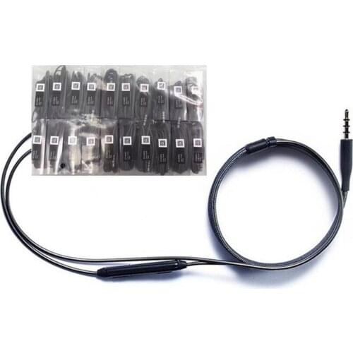 100pcs/lot Black S8 in-ear earphone Headset 3.5mm With Volume Control with Mic For Samsung Galaxy S9 S8 PLUS S6 S7 edge plus