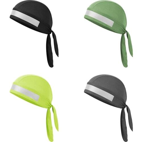 Summer Men Bike Bicycle Cycling Cap Bandana Hat Outdoor Sport Breathable Sweat Helmet Hat Skull Pirate Head Scarf Headband