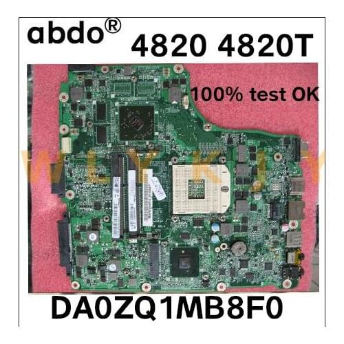 For Acer 4820 4820T laptop motherboard DA0ZQ1MB8D0 DA0ZQ1MB8F0 GPU HD5470 has been 100% fully tested