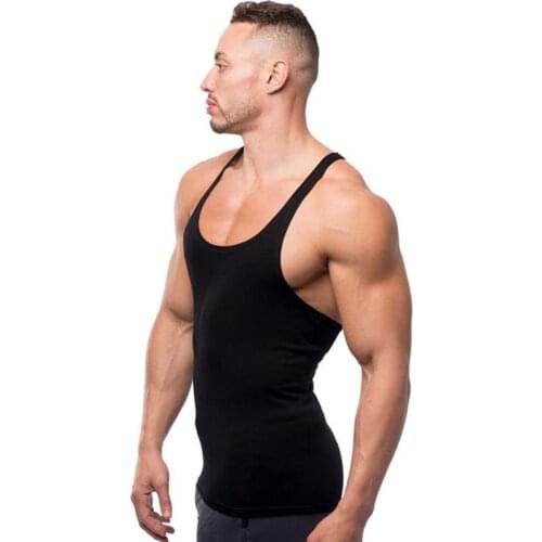 New Men Tank Tops Bodybuilding Tight Cotton Summer Jogger Workout Sleeveless Shirt Man Sling Vest Male Gyms Fitness Clothing