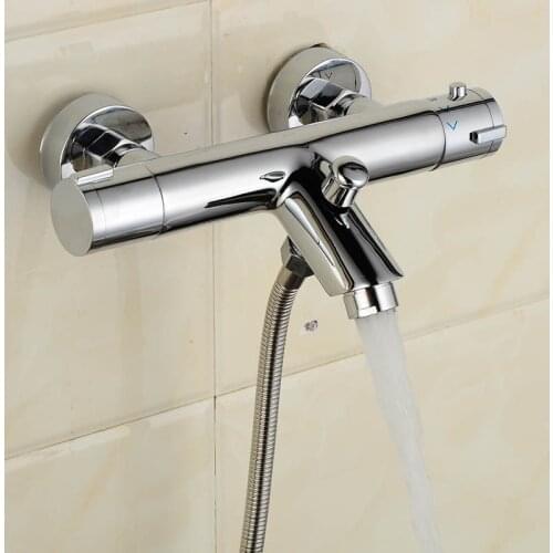 Bottom discount Thermostatic Faucet Shower Bath Faucet Cold and Hot Water Mixer thermostatic brass shower faucet