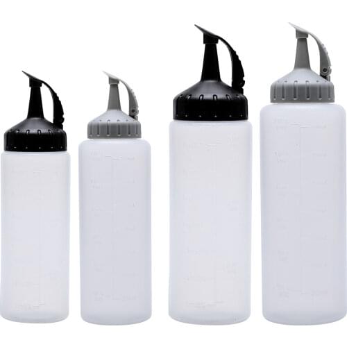 Sauce Vinegar Oil Ketchup Gravy Cruet Kitchen Accessories Gravy Boat Plastic Condiment Dispenser 175ml 350ml Squeeze Bottle