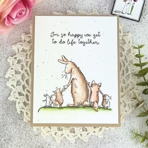 Rats Bunny Insect We Got This Hold On Dies Corresponding Stamps DIY Scrapbooking Card Album Making Embossing Crafts Stencil 2020