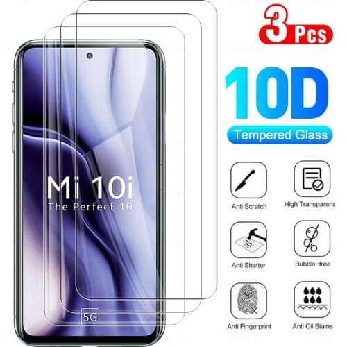 Screen Protector For Xiomi Mi 10i Glass Tempered Glasses Anti-Scratch Protective Phone Film For Xiaomi Mi 10i Mi10 10 i 5G Glas