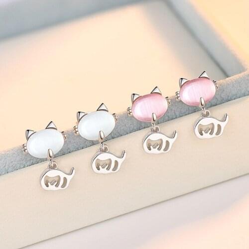 Earrings 2021 Trend Cat Fish Stud Earrings Women Simple Personality Gift Cute Animal Jewelry Accessories Earring Free Shipping