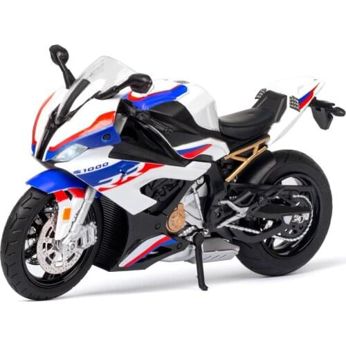 2021 NEW 1:12 BMW S1000RR Racing Motorcycles Simulation Alloy Motorcycle Model With Sound And Light Collection Toy Car Kid Gift