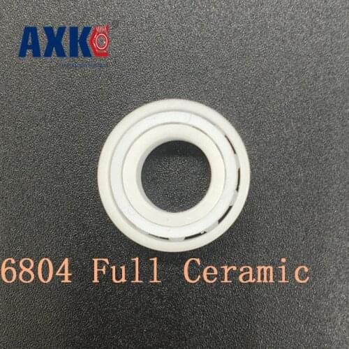 2021 Rodamientos Rolamentos Axk 6804 Full Ceramic Bearing ( 1 Pc ) 20*32*7 Mm Zro2 Material 6804ce All Zirconia Ball Bearings