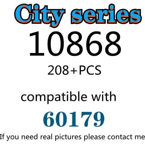 208PCS 10868 Building Block Toy City Series 60179 Assembled Building Block Childrens Toy Gifts