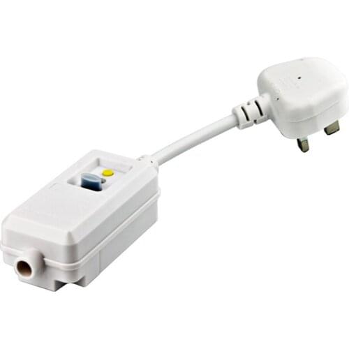 10A 220V-240V 3 Pins UK Standard GFCI Earth Leakage Protection UK Plug Safety RCD Socket Adaptor Power RCD Plug