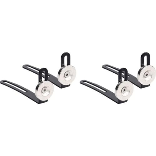 4 pcs RC Corpo Shell Carro de Montagem de Metal L-Suporte com lma para 1:10 RC Carro Crawler Axial SCX10 90046 D90