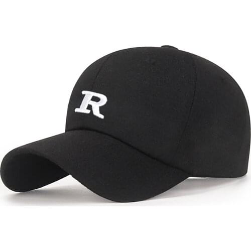 R Letter Mens Baseball Cap Letter Baseball Cap Hip Hop Style Unisex womens Casual Hat