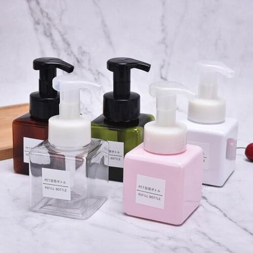 Foaming Soap Dispenser Bottle Facial Cleaner Foam Maker Bottle Portable Travelling Soap Foaming Bottle 250ml Makeup Tools
