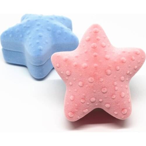 HOSENG 10Pcs Pink and Blue Macaron Color Star Box Women Pendant Necklace Portable Gift Jewelry Case HS_577
