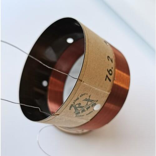 ID: 76.2mm 3" 8 Ohm 2 layers In&Out with copper wire voice coil for Repair B&C 12FW76 12NDL76-8 12FL76-8 woofer bass Speaker