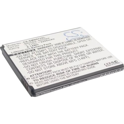 Cameron Sino Mobile SmartPhone Replacement Li-ion Battery 2200mAh For B605BA Nokia Galaxy J, SGH-N075T Free Tools
