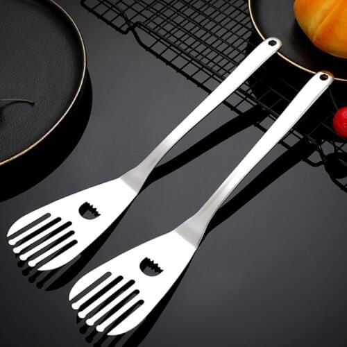 Stainless Steel Cooking Turners Fried Egg Steak Spatula with Long Handle Multipurpose Non-Stick Barbecue Shovel Kitchen Tools