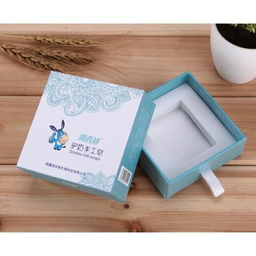 Fancy OEM logo black rigid cardboard drawer paper gift box packaging sliding paper box packaging ---DH10331