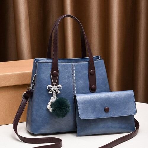 2021 new trend large-capacity picture and mother bag classic handbag fashion one-shoulder PU female bag