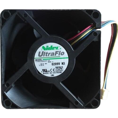 Original for Nidec T70E12BUA5-07 DC 12V 1.33A 7038 7CM 70x70x38mm server cooling fan