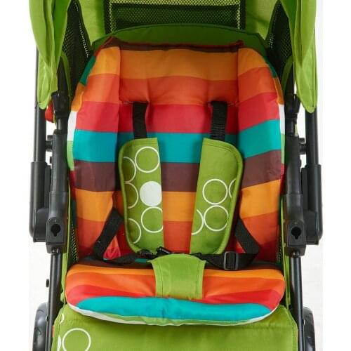 Baby Stroller Seat Cushion Pushchair High Chair Pram Car Colorful Soft Mattresses Carriages Seat Pad Stroller Mat Accessories