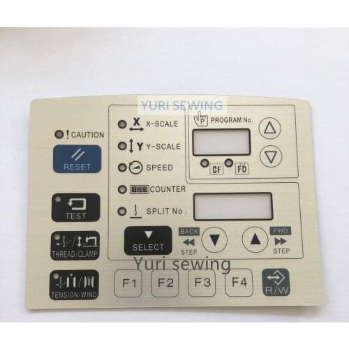 INDUSTRIAL SEWING MACHINE PART BROTHER KE-430D BUTTON MACHINE PART OPERATION PANEL SHEET CONTROL MEMBRANE PAPER SITICKER SWTICH