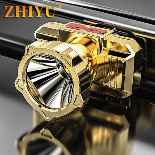 Super Bright Headlamp USB Rechargeable Spotlight Long-range Light Durable Portable Headlight Light Night Fishing Light torch