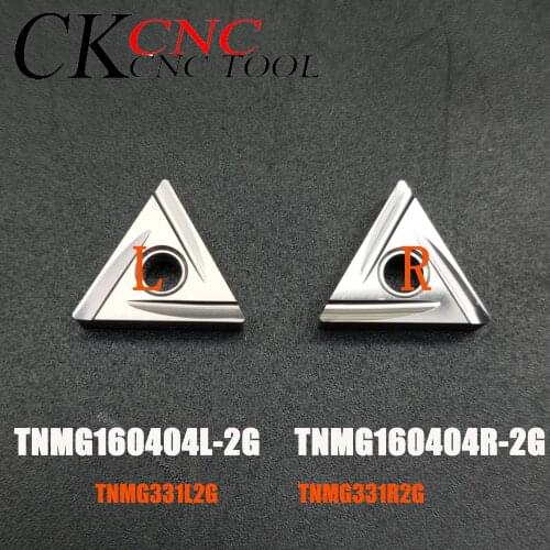 TNMG160404L-2G TNMG160404R-2G NX2525 CNC carbide inserts TNMG331Metal ceramic outer circle precision R0.4 for MTJNR/MTQNR holder