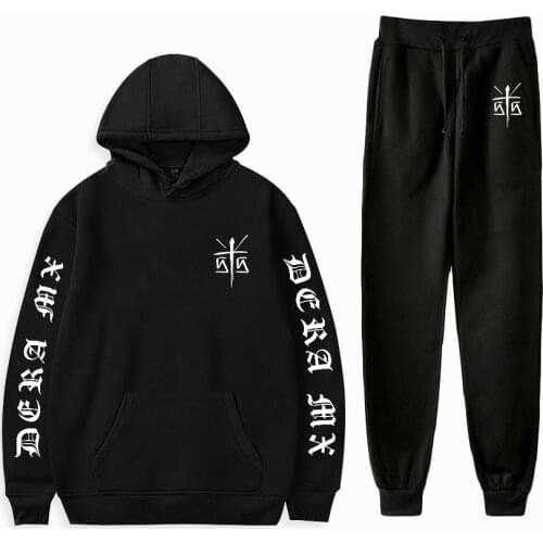 WAWNI Gera MX Hoodies Hip Hop Sweatshirts Two Piece Suit Cotton Popular Cosplay Pullover Pants Harajuku Wtreetwear Suit 2021