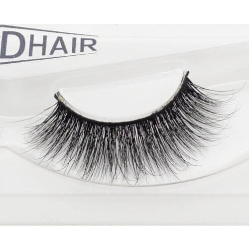 Visofree 3D Mink Eyelashes Upper Lashes 100% Real Mink Strip Eyelashes Handmade Crossing Mink Eye Lashes Extension A05