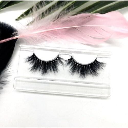 Wholesale Natural Long False Eyelashes 100% mink handmade 25mm 3d mink long lashes