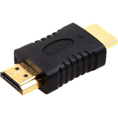 High quality HDMI to HDMI male to Male Gold-plated Coupler Connectors EXtender Adapter Converter For HDTV Laptop Projector