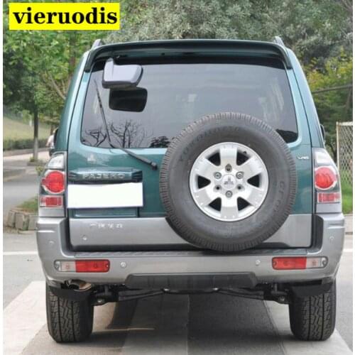 High quality ABS spoiler For Mitsubishi Pajero V73 2005 to 2017 roof spoiler Primer or any color rear spoiler for Pajero V73