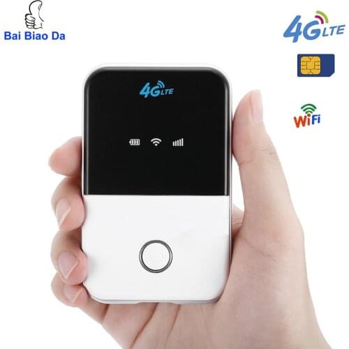 4G WIFI Router Car Mobile Hotspot Wireless Broadband Pocket Mifi Unlock LTE Modem Wireless Wifi Extender Repeater Mini Router