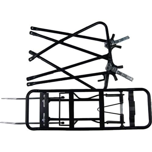 1PC Bicycle Rear Rack Bicycle Bike Rear Rack Cycling Carrier Holder Seatpost Mount Quick Release Adjustable Bike Pannier Rack