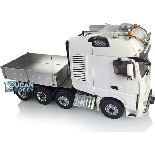 1/14 LESU RC Metal Chassis Hercules Bz Cabin Actro Tractor Truck W/ Motor Hopper THZH0706-SMT3