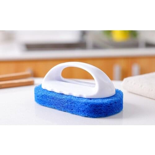 1PC Strong decontamination Sponge brush Handle brush Hard bottom cleaning brush for Kitchen OK 0606